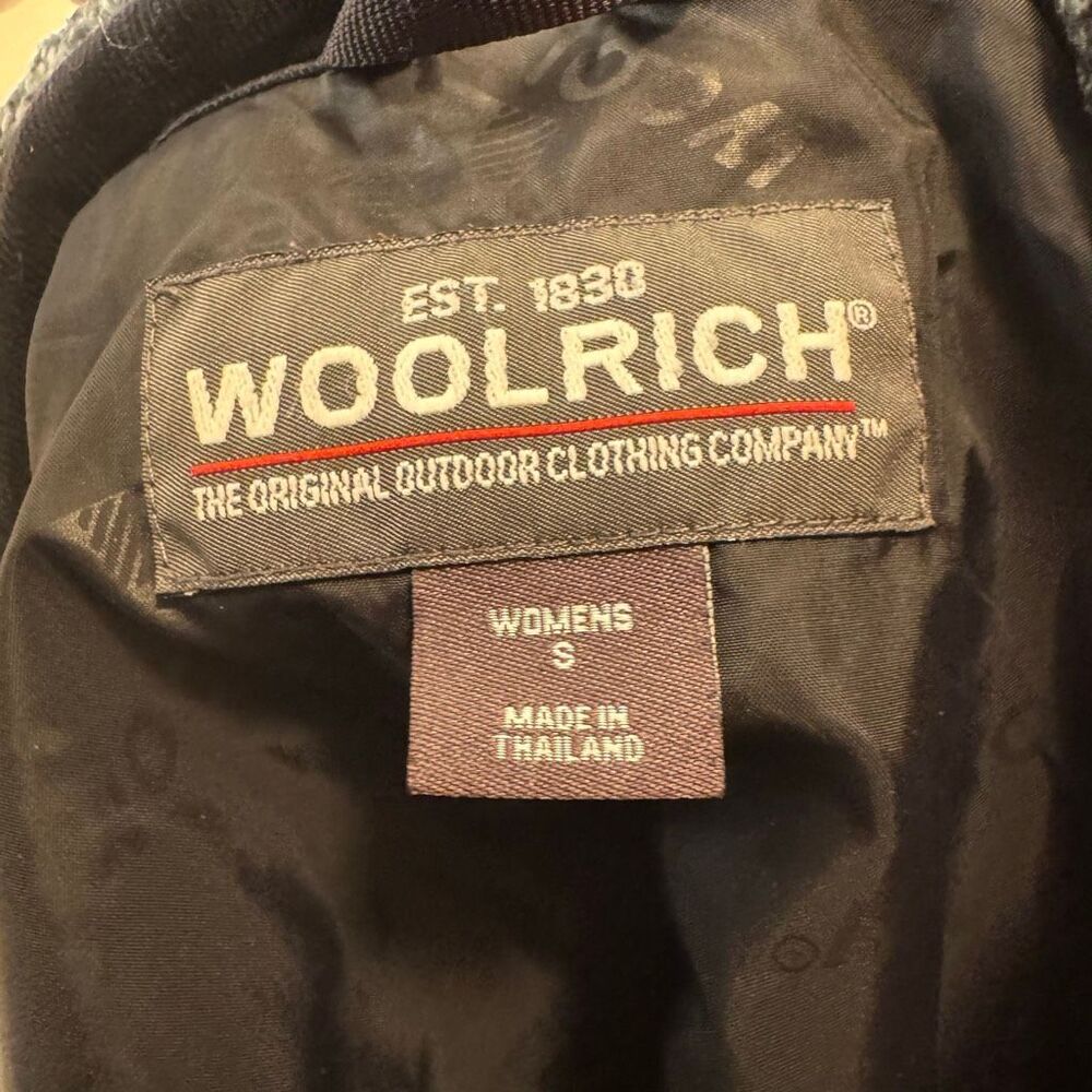 Woolrich Textured Fleece Vest Embroidered Outdoor Women’s Small - Picture 8 of 8